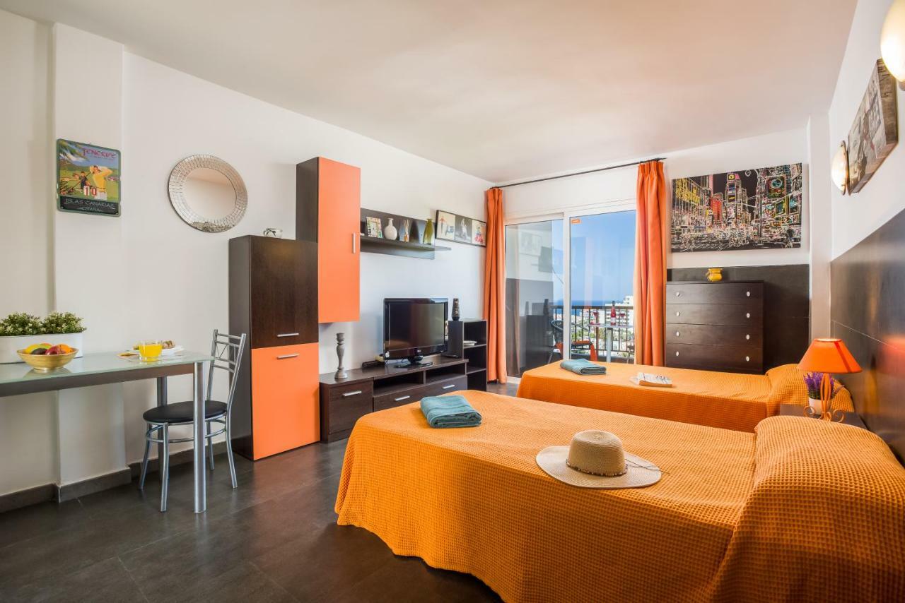 926 Fabulous View Of Lasamericas, Seafront Studio! Playa de las Americas  Exterior photo